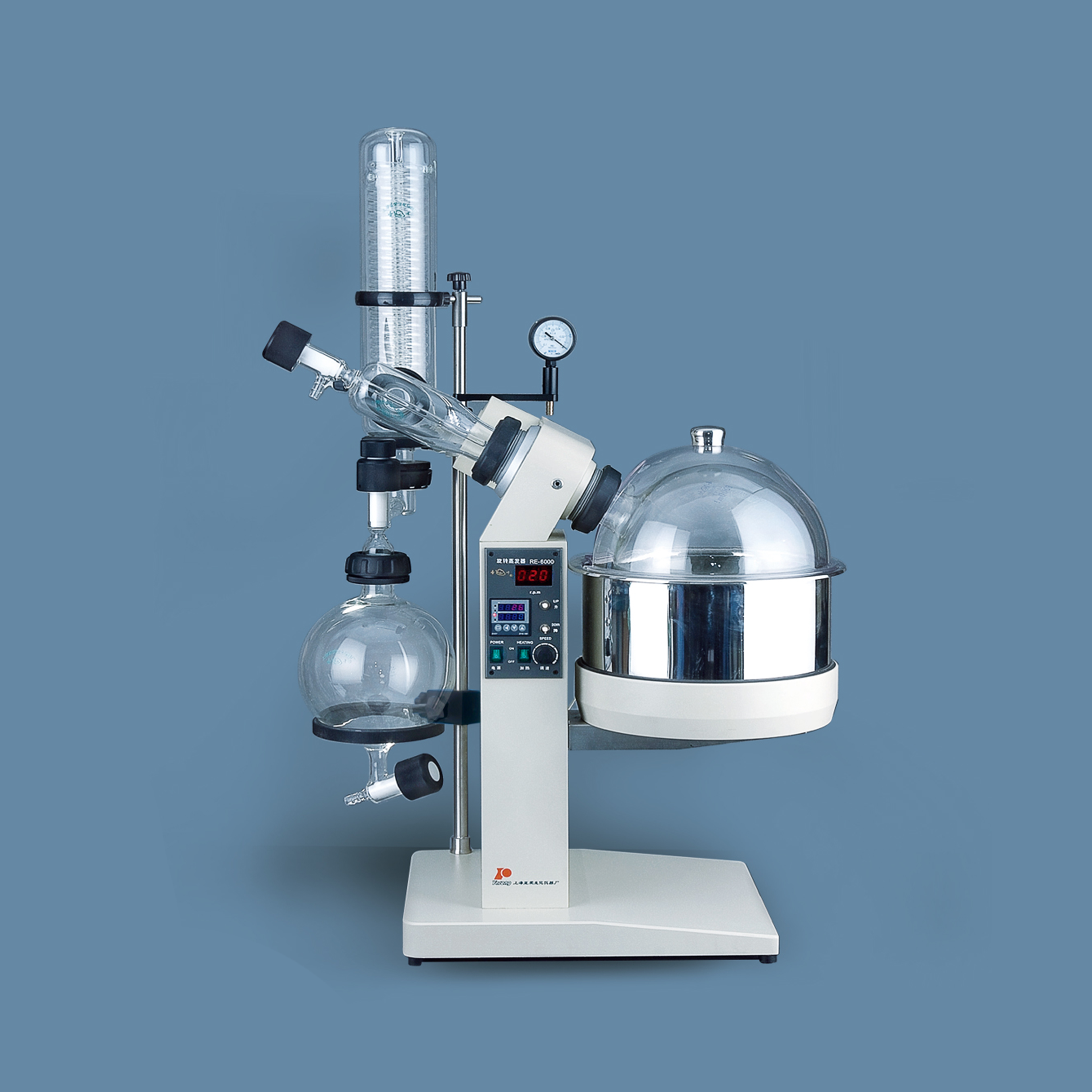 上海亚荣RE-6000A_三回流冷凝管6L旋转蒸发器